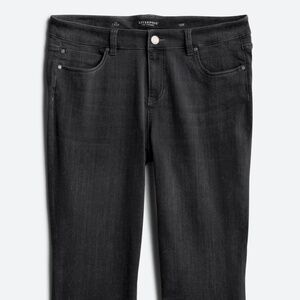 LIVERPOOL Charlie Crop Jean, Dark Grey, 24W